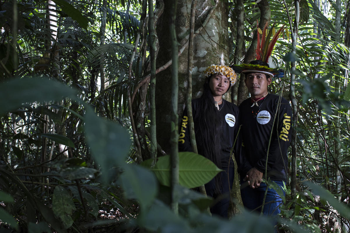 Marizilda Cruppe WWF; Members of the surveilance team of the Kanindé Ethno-Environmental Defense Association, Porto Velho, Rondônia State, Brazil